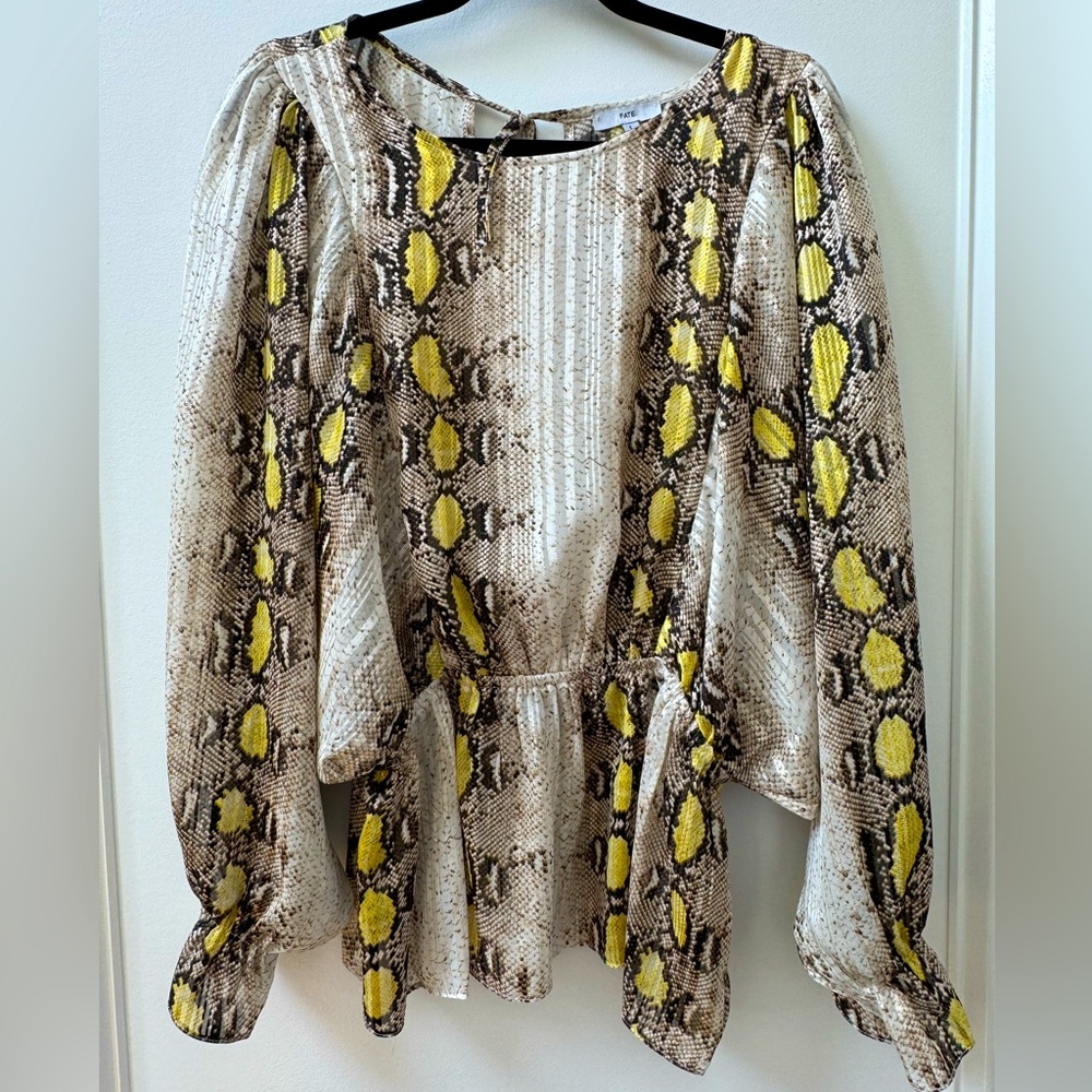 FATE Snakeskin Blouse